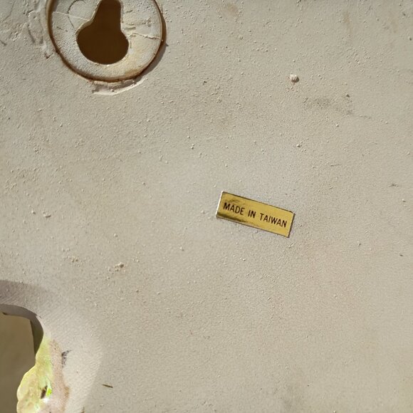 Vintage Pair of Elephant Brackets Drapery Sconce Corbels Chalkware MCM Wall Art - Picture 7 of 14